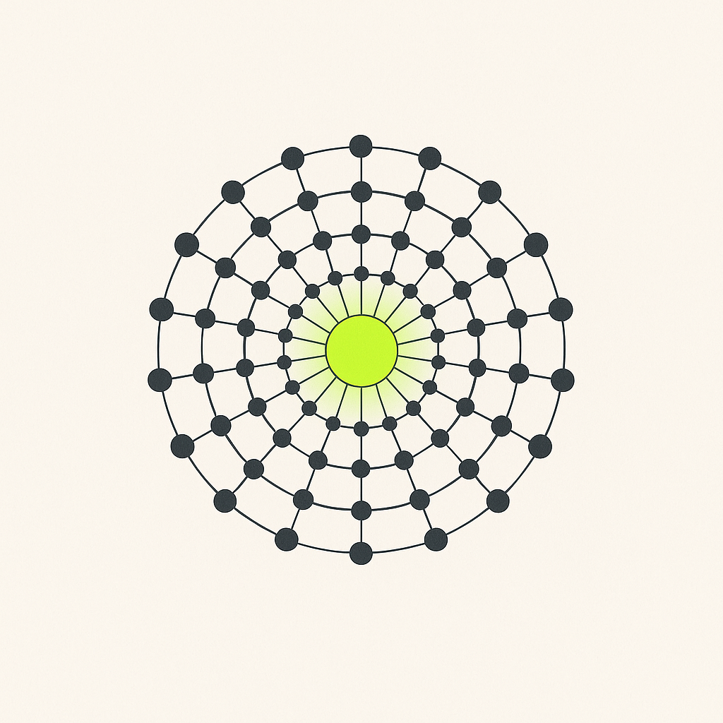 AI neural network visualization