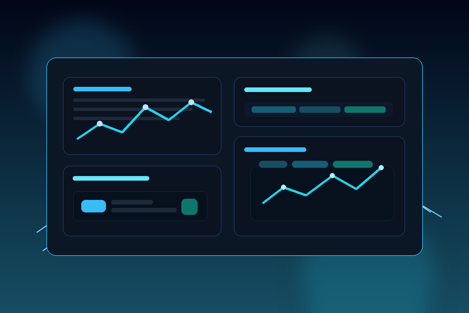Modern utility operations control room with AI-powered customer engagement dashboards, energy grid maps, and business analytics screens