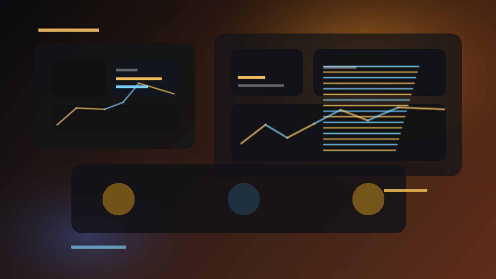 Professional services, finance, tax, and audit teams reviewing AI copilots, workflow agents, and enterprise productivity dashboards in a modern gold-and-charcoal command center